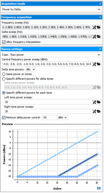 3 tone measurement interface