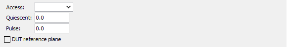 DUT biasing command action
