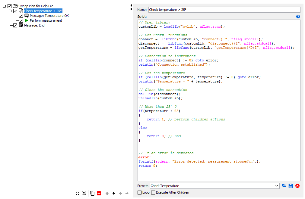 Script example 1