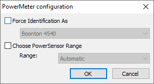 Driver options of Boonton Generic Power Meters