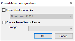 Driver options of Giga-tronics Generic Power Meters